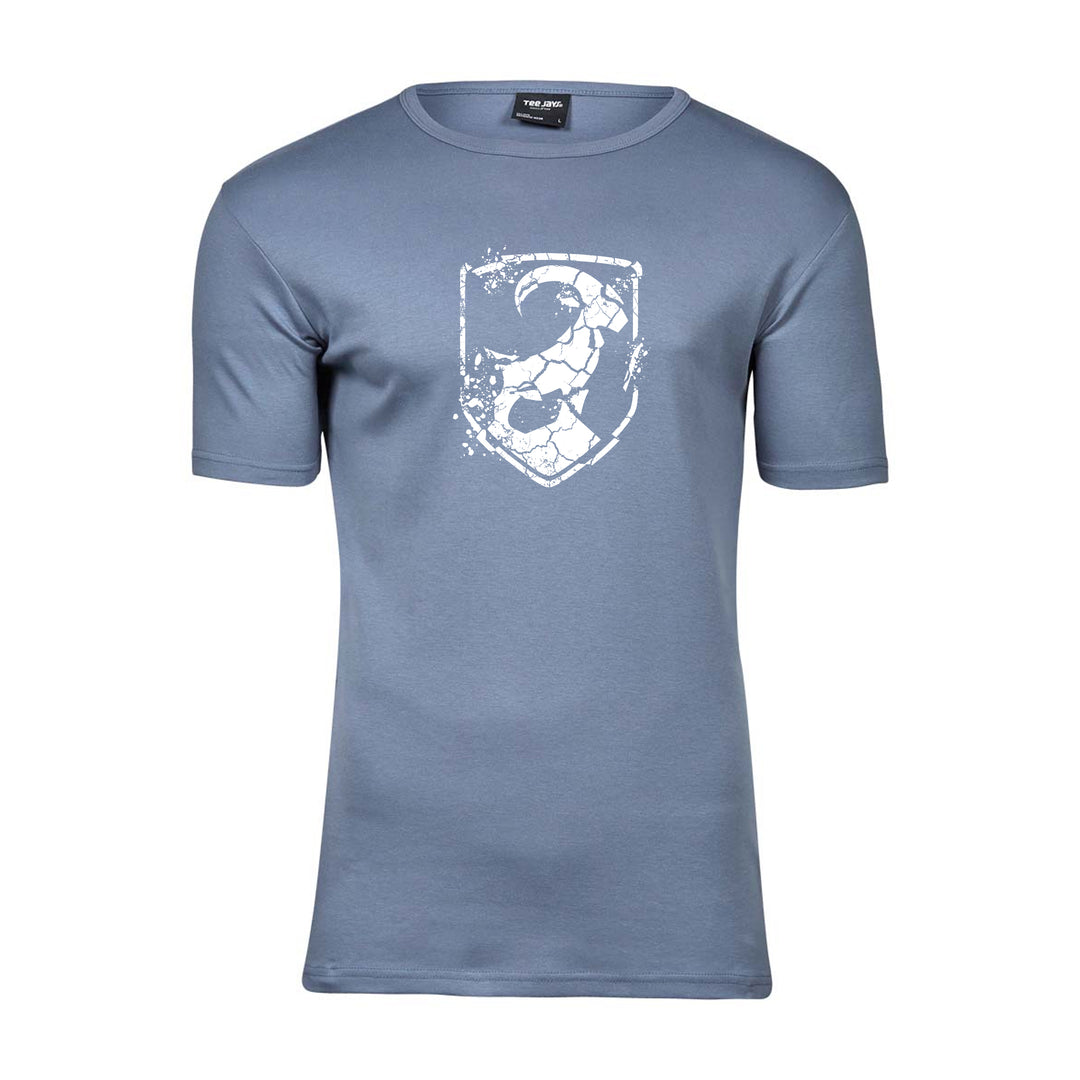 Athletic Slim Fit Herren T-Shirt - Steinbock Wappen Grunge