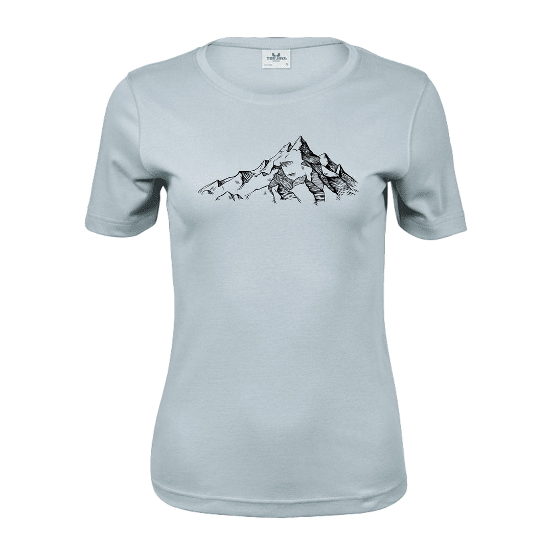 AthleticFit Komfort Damen T-Shirt - Berglandschaft