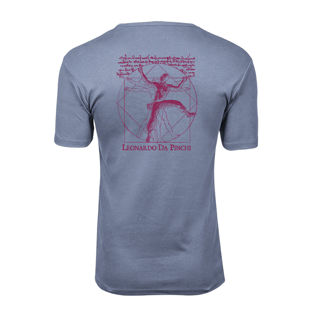 Athletic Slim Fit Herren T-Shirt - Leonardo Da Pinchi