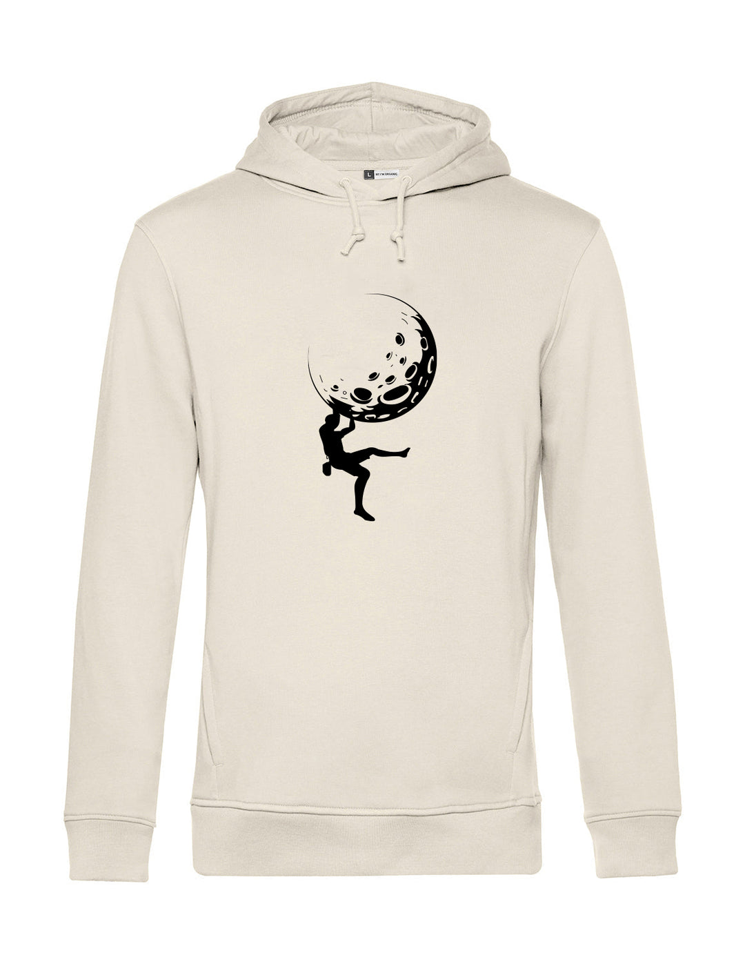 Herren Hoodie - Climbing To The Moon