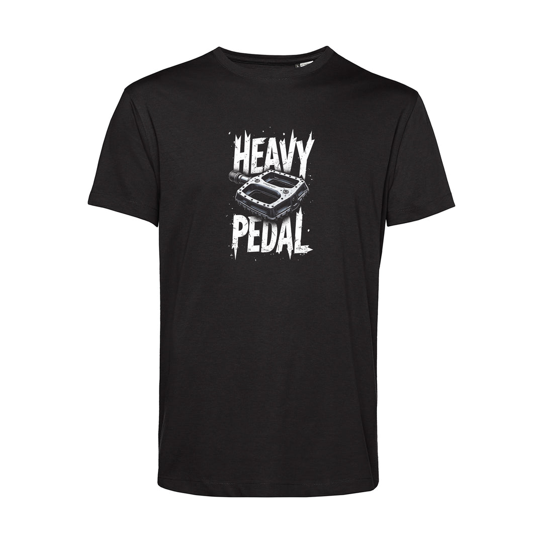 Light Basic Herren T-Shirt - Mountainbike, MTB Downhill, BMX Rad - Heavy Pedal