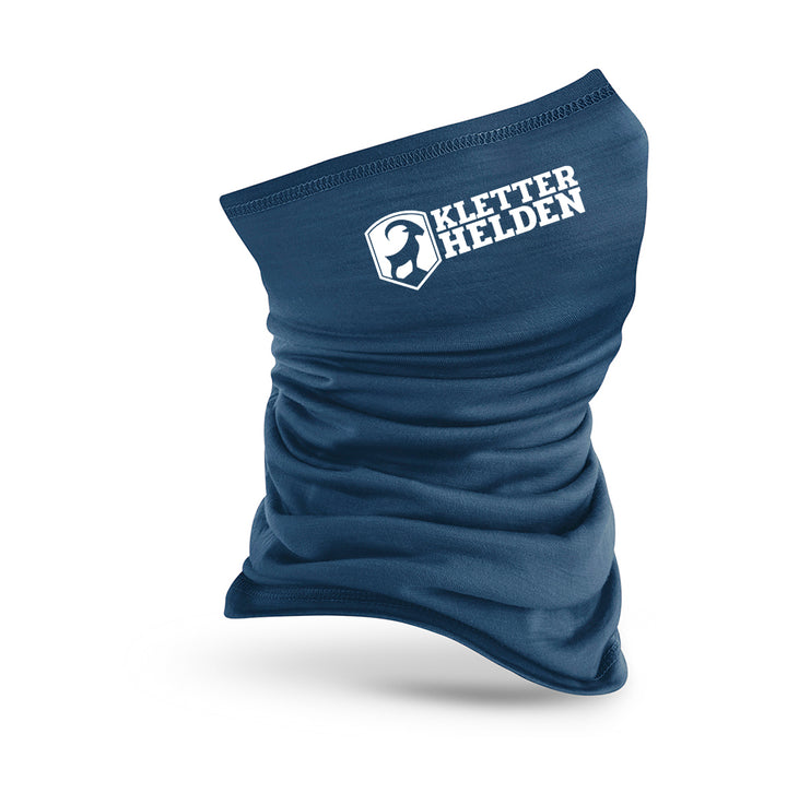 Merino Multifunktionstuch Schlauchtuch - 100% Merinowolle - KLETTERHELDEN-Logo