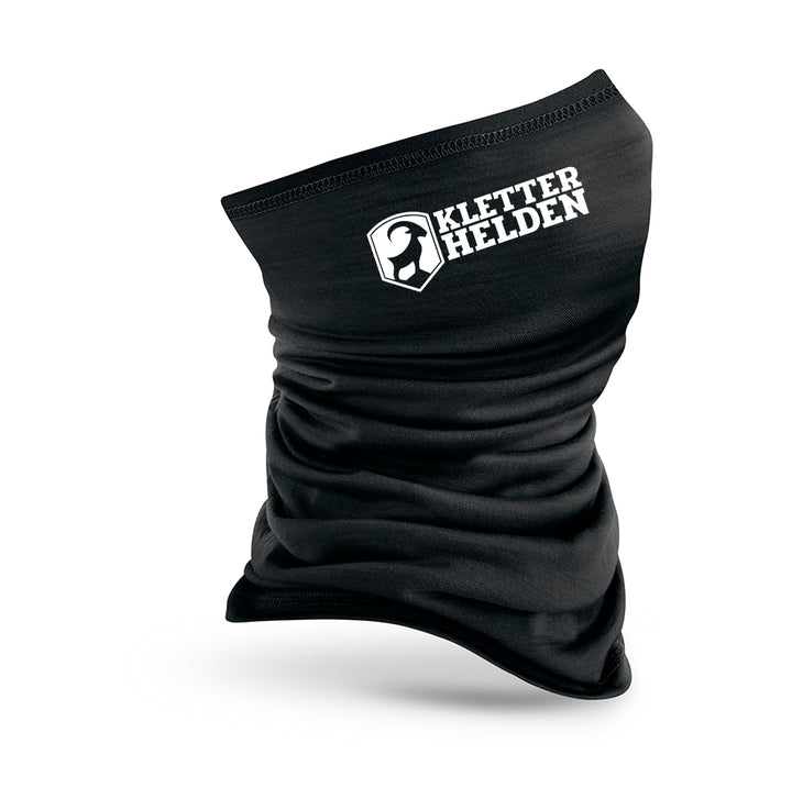 Merino Multifunktionstuch Schlauchtuch - 100% Merinowolle - KLETTERHELDEN-Logo