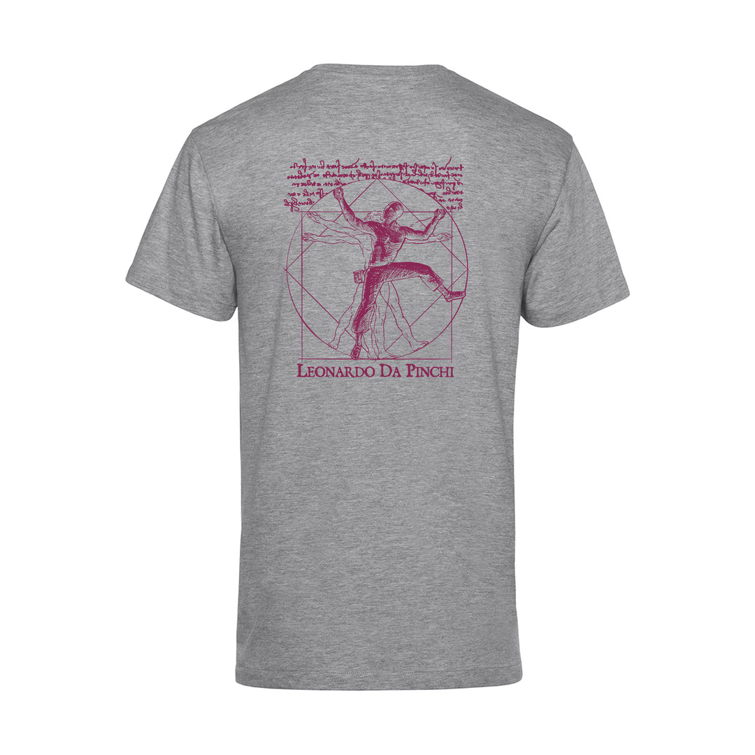 Herren T-Shirt - Leonardo Da Pinchi Vitruvian Climber