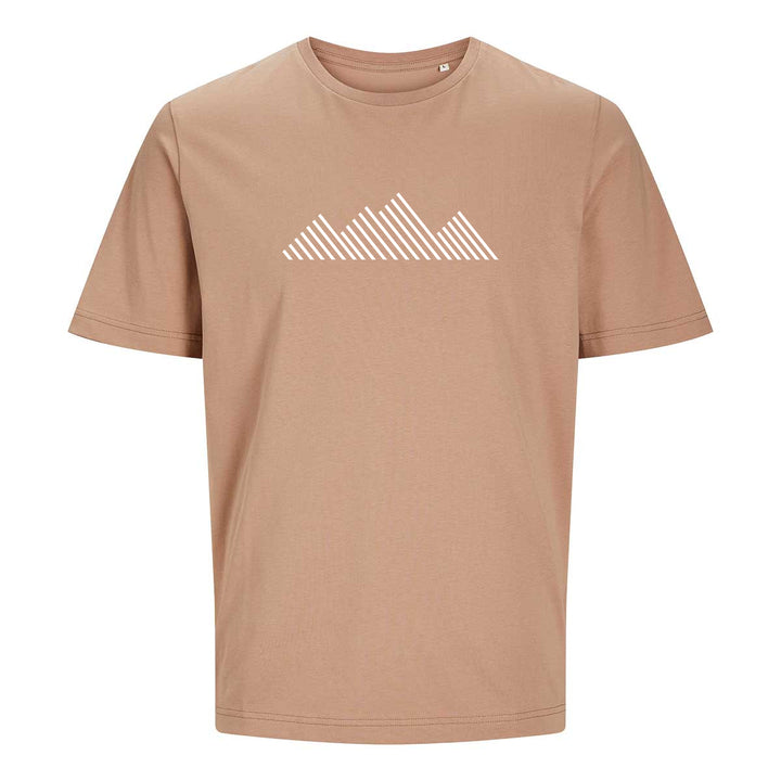 ComfortCore Premium Herren Shirt - Minimalistische Strich Berge