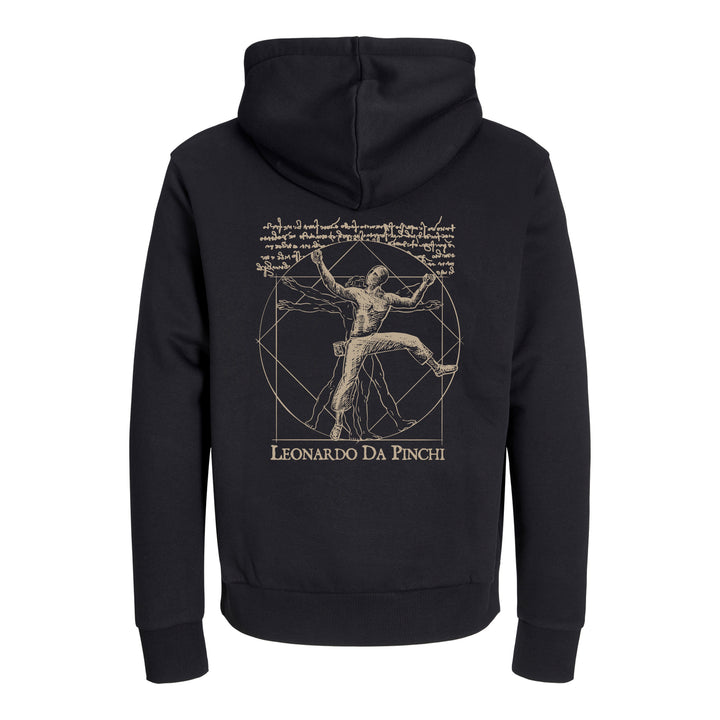 Unisex Hoodie Premium Bio Kapuzenpullover - Leonardo Da Pinchi Vitruvian Climber