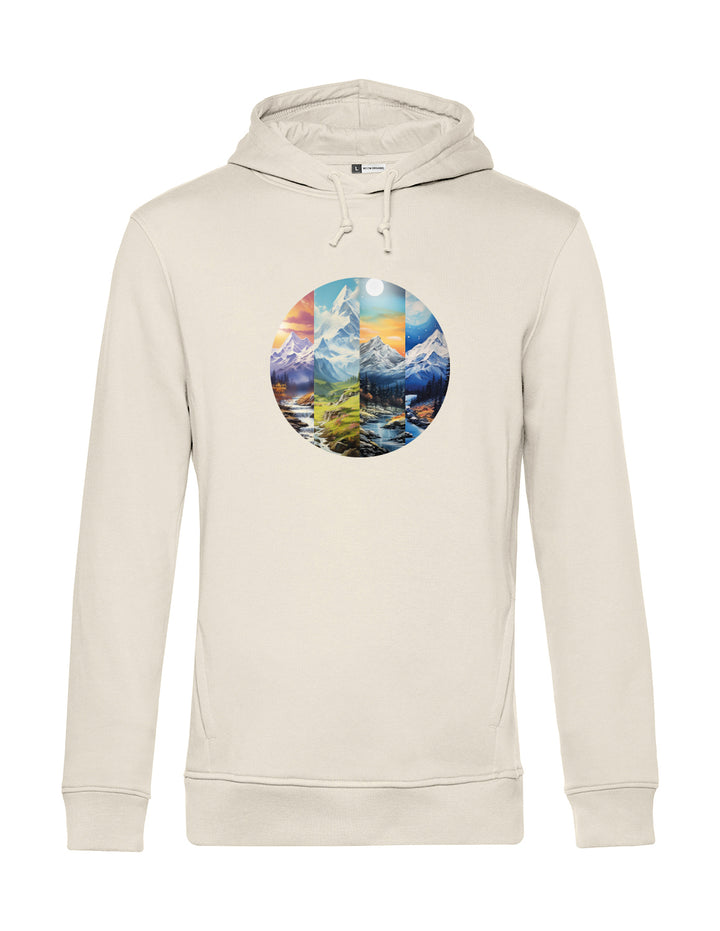 Herren Hoodie - Berglandschaften Ölgemälde