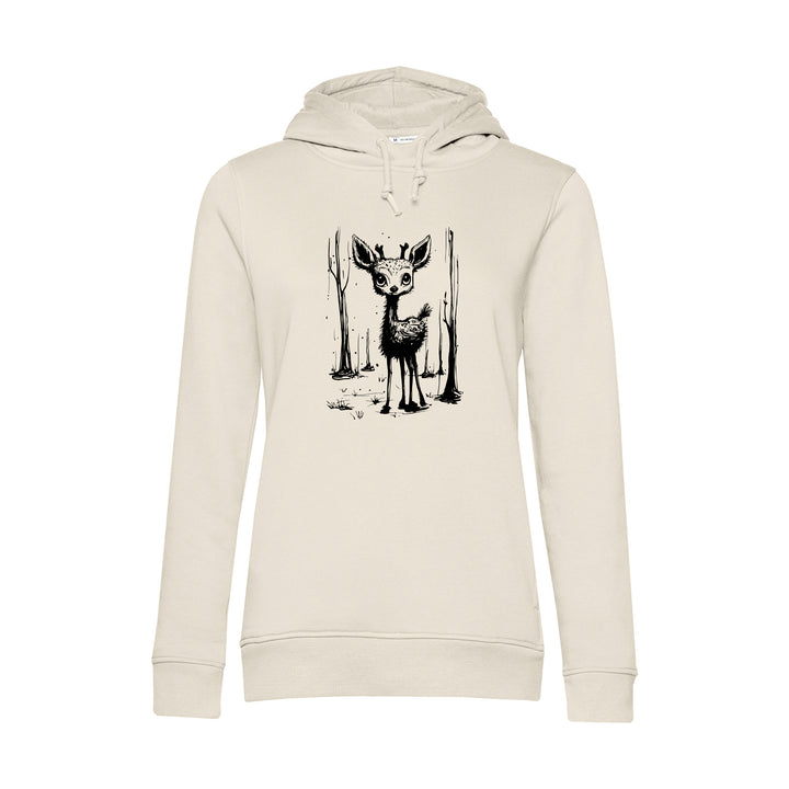 Damen Hoodie - Süßes Reh Im Wald