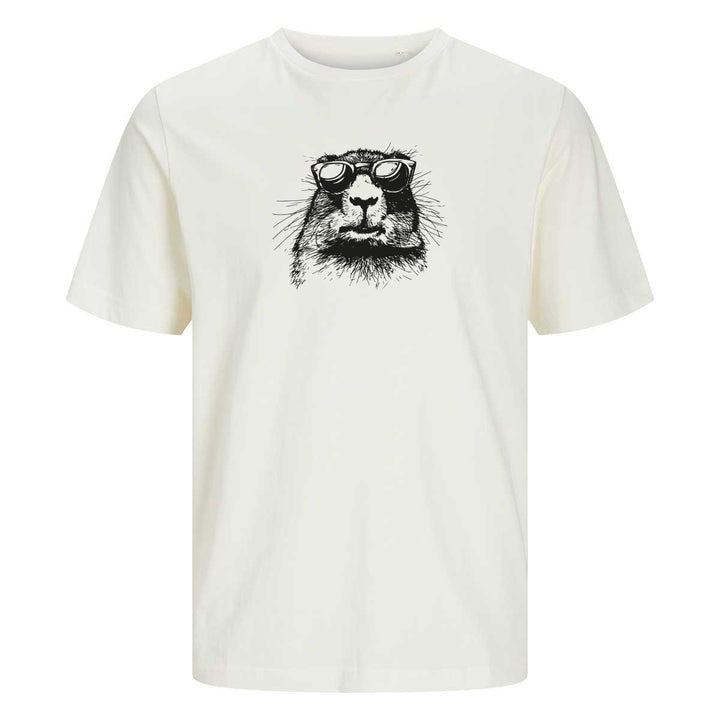 ComfortCore Premium Herren Shirt - Cooles Murmeltier mit Sonnenbrille