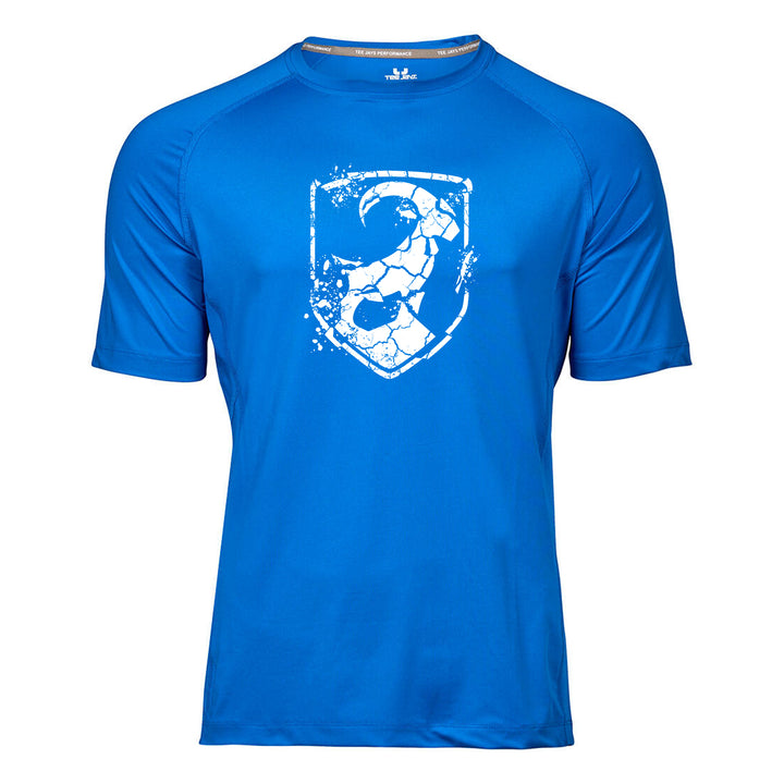 CoolDry Sport Herren Polyester Funktionsshirt - Steinbock Wappen Grunge