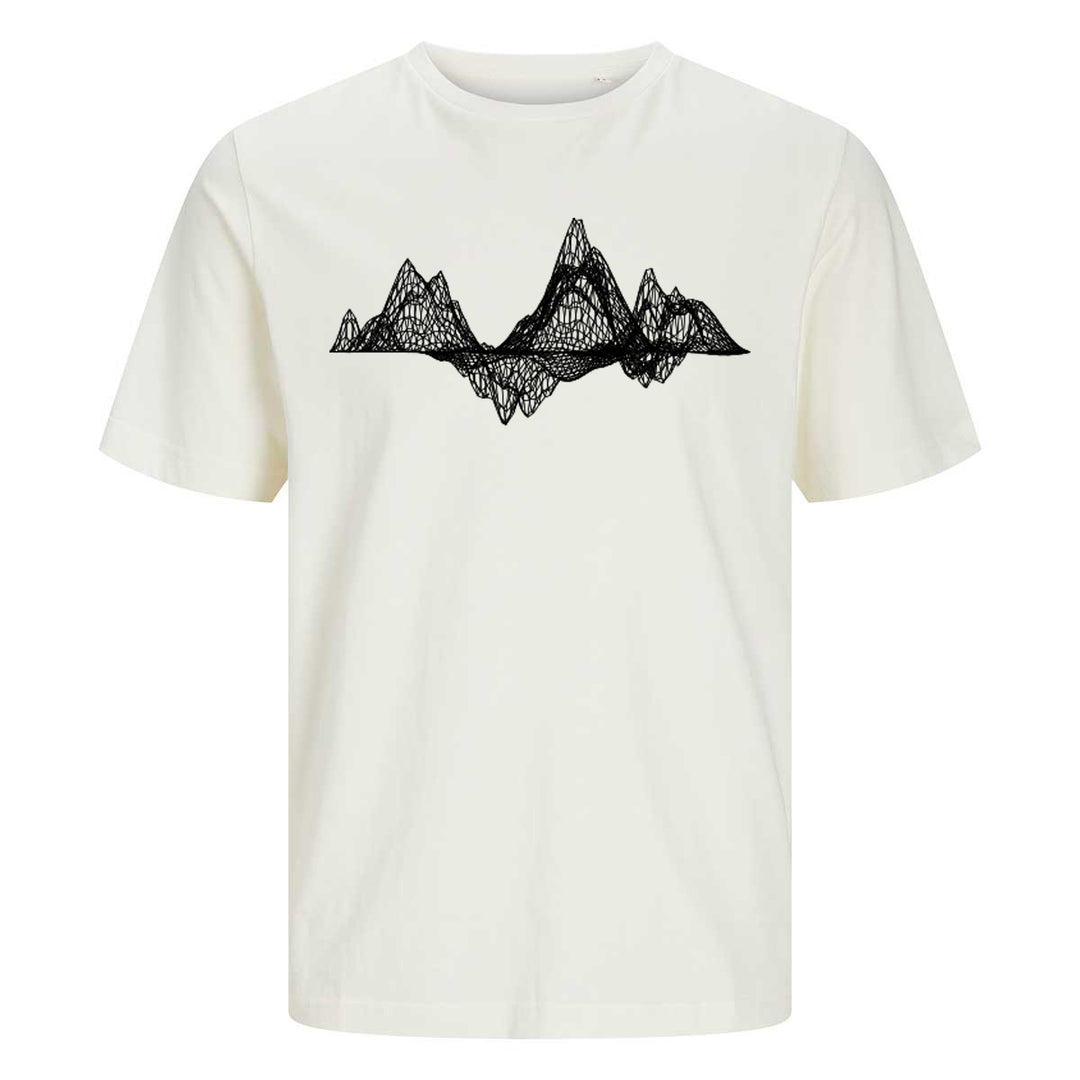 ComfortCore Premium Herren Shirt - Mountain Wireframe