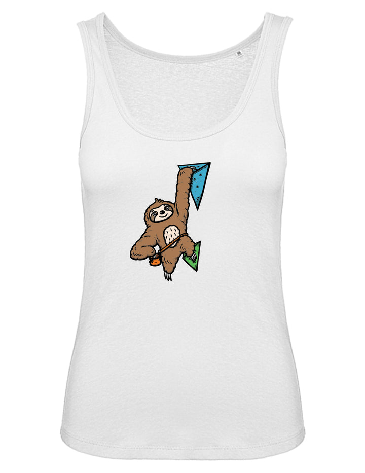 Damen Tanktop - Boulderndes Faultier