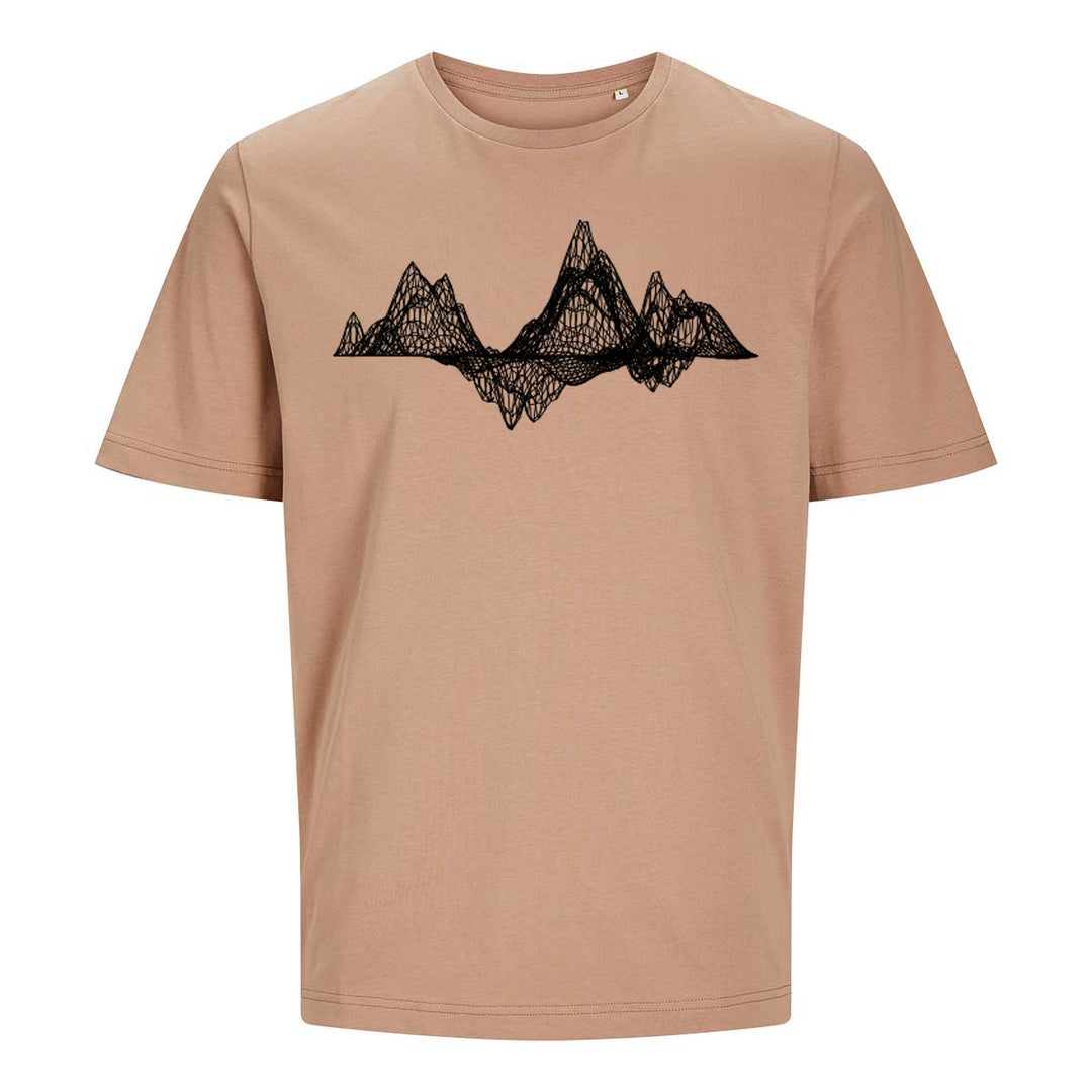 ComfortCore Premium Herren Shirt - Mountain Wireframe