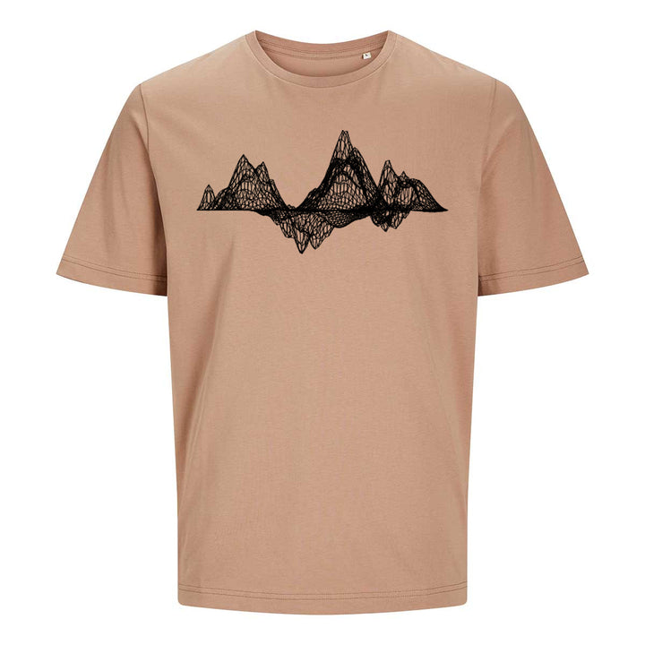 ComfortCore Premium Herren Shirt - Mountain Wireframe