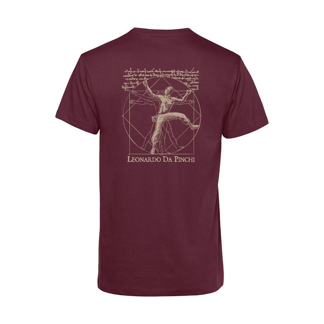 Herren T-Shirt - Leonardo Da Pinchi Vitruvian Climber