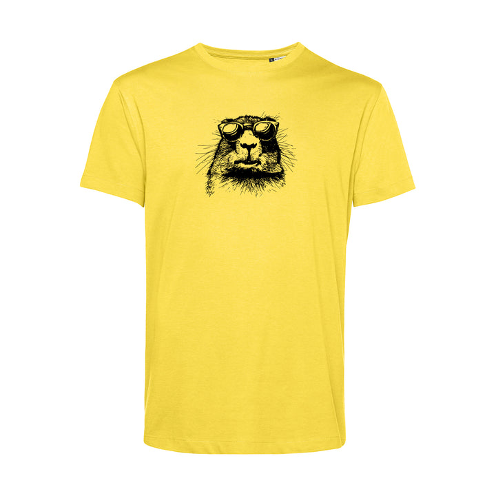 Herren T-Shirt - Cooles Murmeltier mit Sonnenbrille