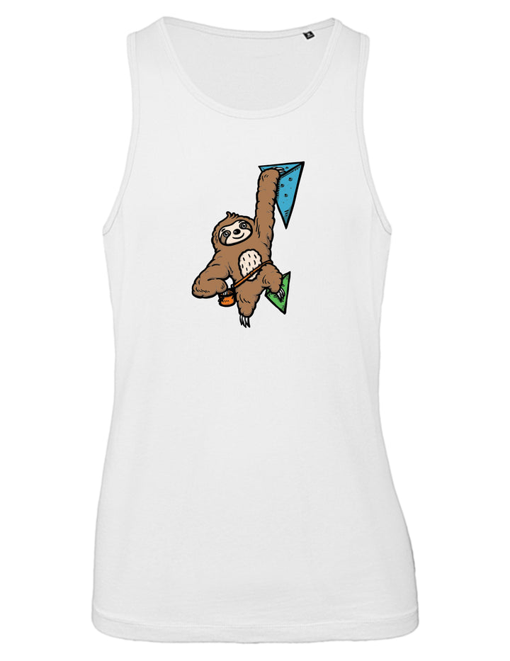 Herren Tanktop - Boulderndes Faultier