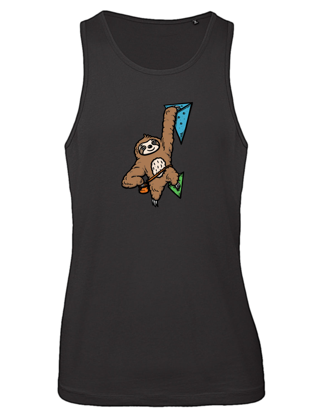 Herren Tanktop - Boulderndes Faultier