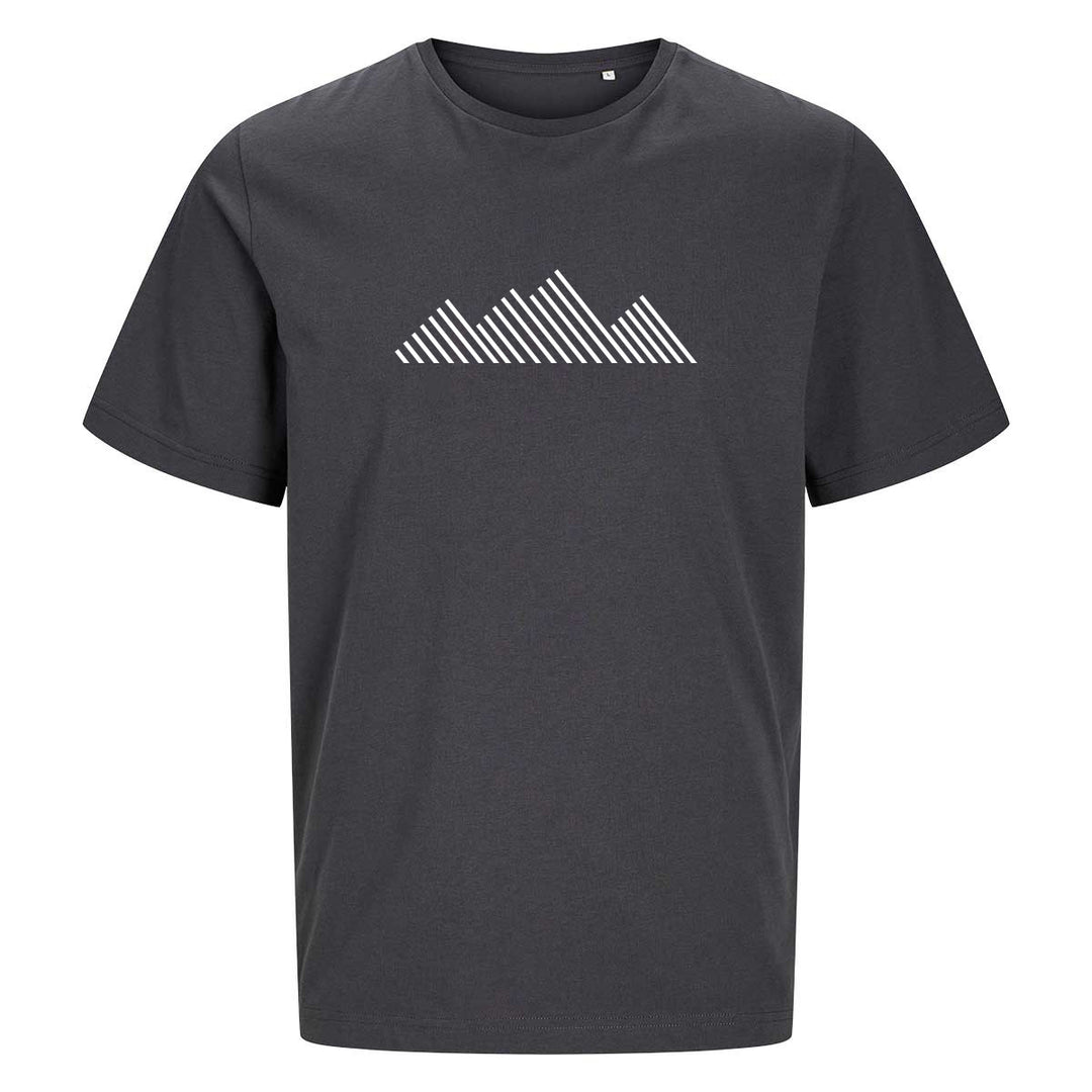 ComfortCore Premium Herren Shirt - Minimalistische Strich Berge