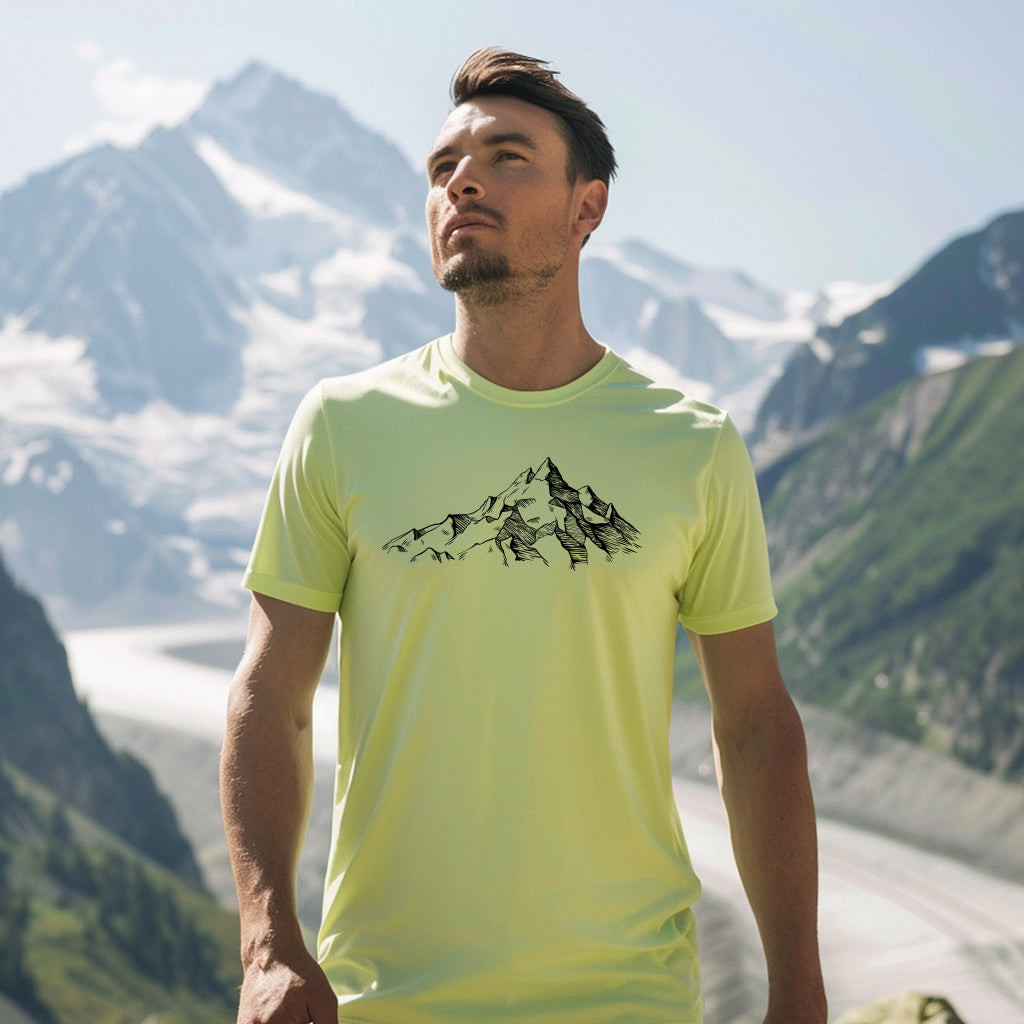 Herren T-Shirt - Berglandschaft