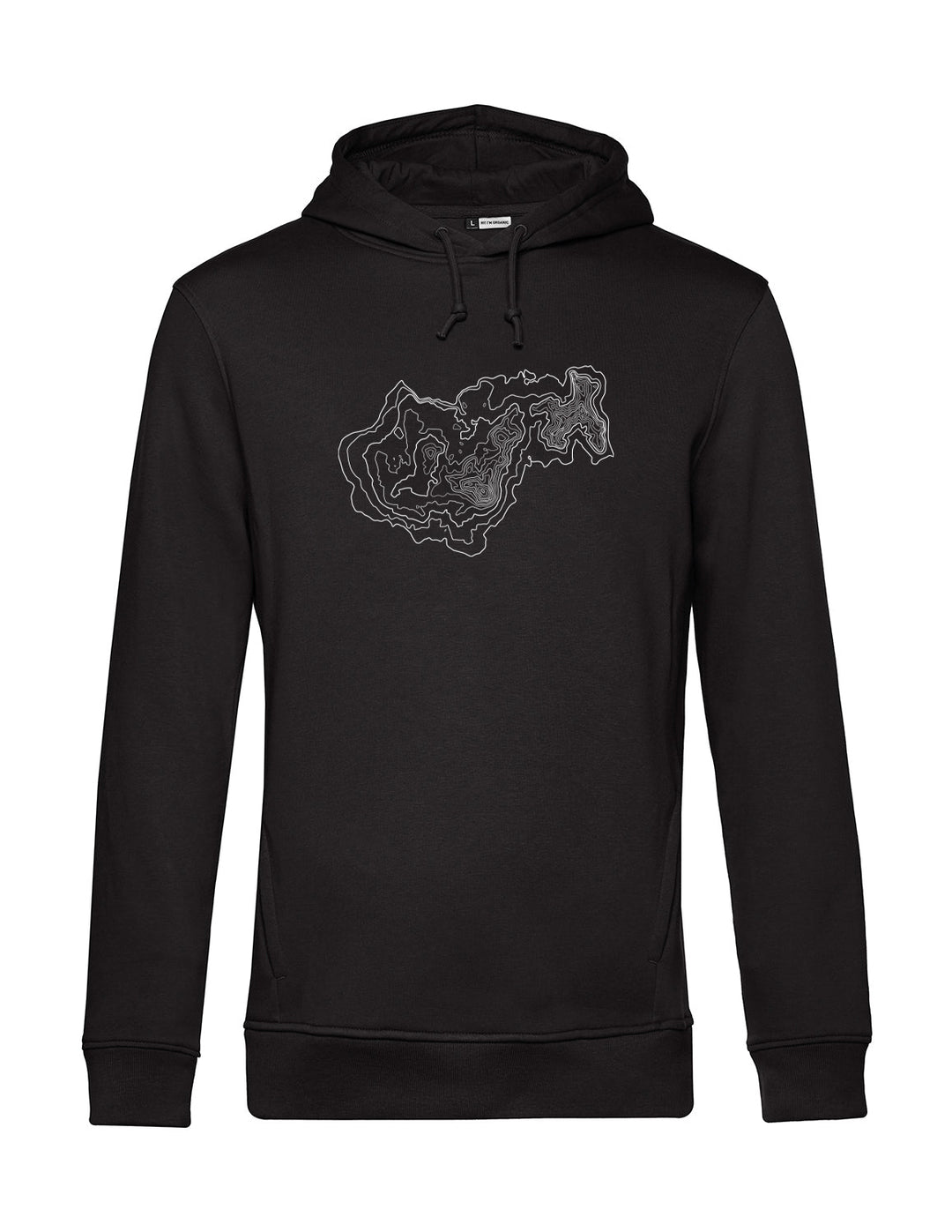 Herren Hoodie - Bergtopografie