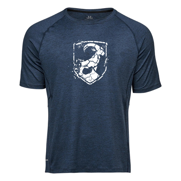 CoolDry Performance Herren Shirt - Steinbock Wappen Grunge