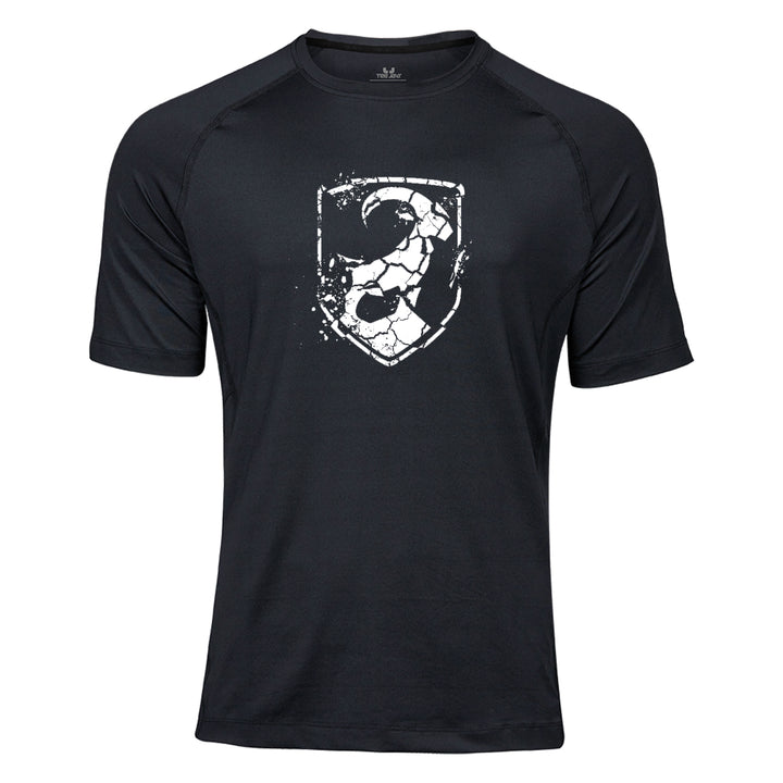 CoolDry Performance Herren Shirt - Steinbock Wappen Grunge