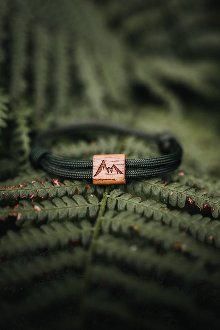 Armband Kona Paracord Holz Nuss - Bäume