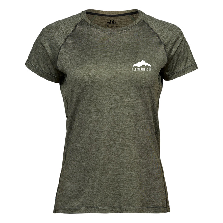 CoolDry Performance Damen Shirt - Mountain Logo KLETTERHELDEN