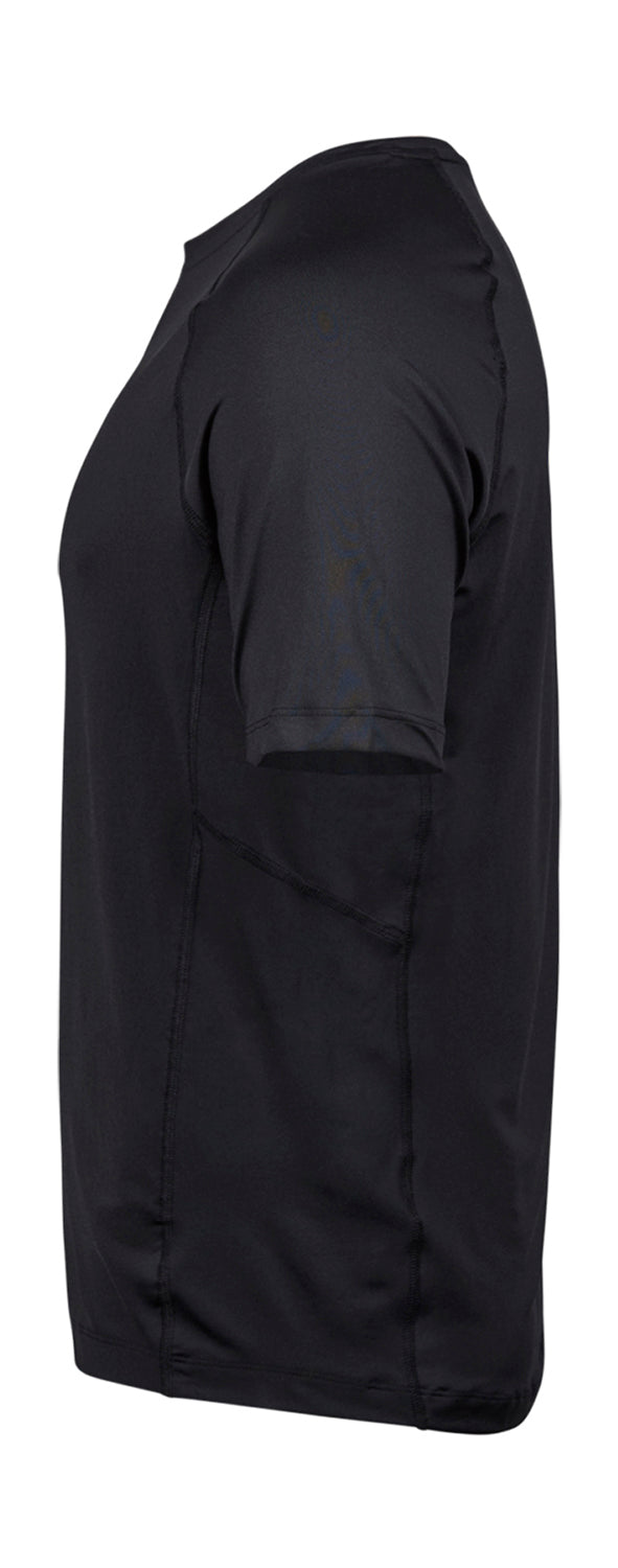 CoolDry Sport Herren Polyester Funktionsshirt - Mountain Wireframe