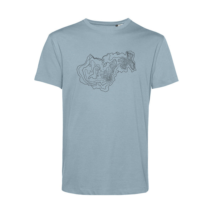 Herren T-Shirt - Bergtopografie