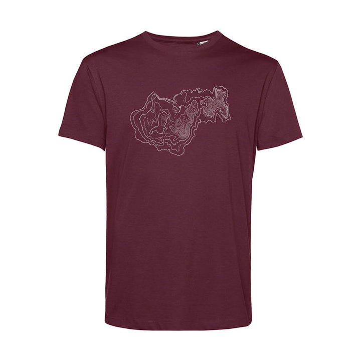 Herren T-Shirt - Bergtopografie