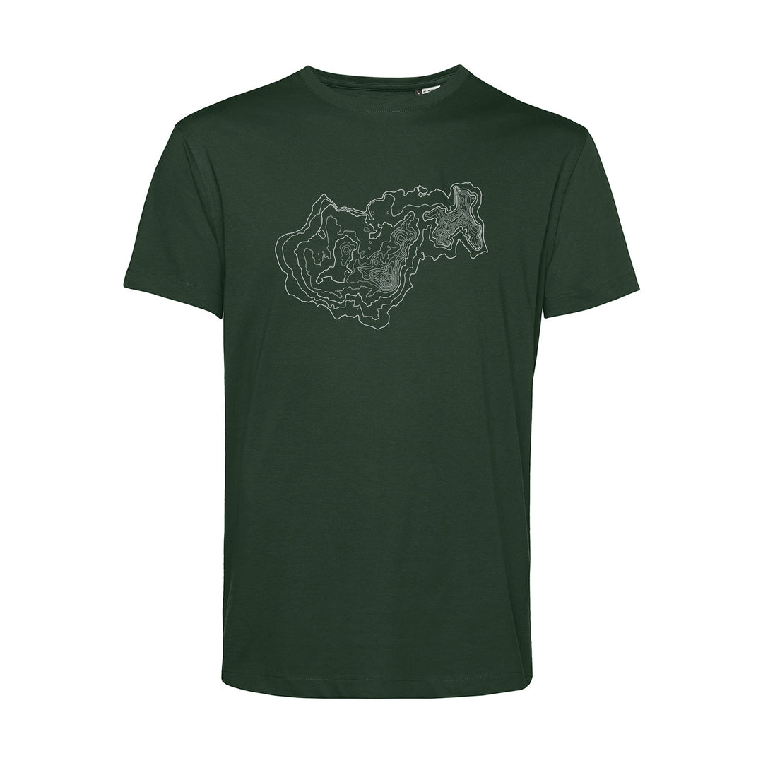 Herren T-Shirt - Bergtopografie