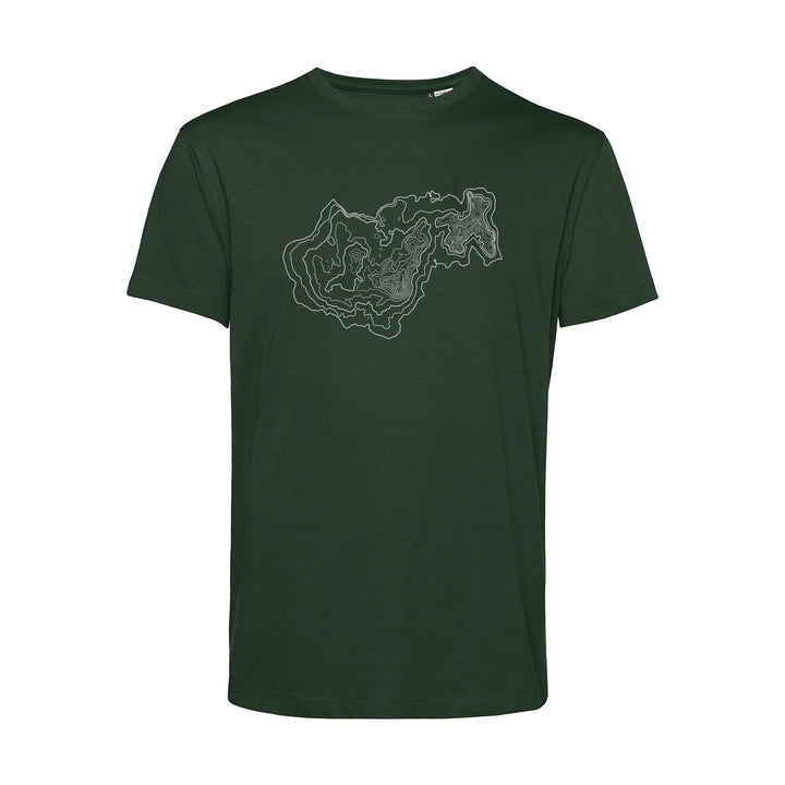 Herren T-Shirt - Bergtopografie