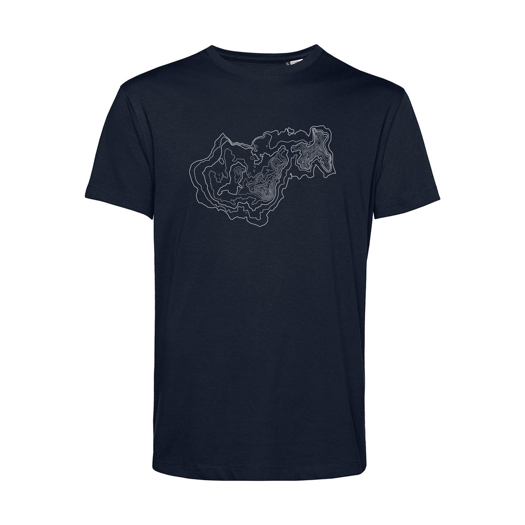 Herren T-Shirt - Bergtopografie