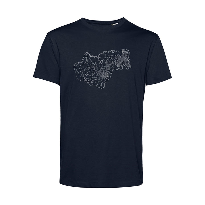 Herren T-Shirt - Bergtopografie