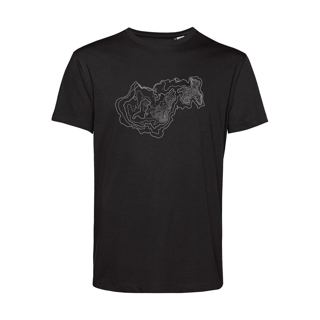 Herren T-Shirt - Bergtopografie