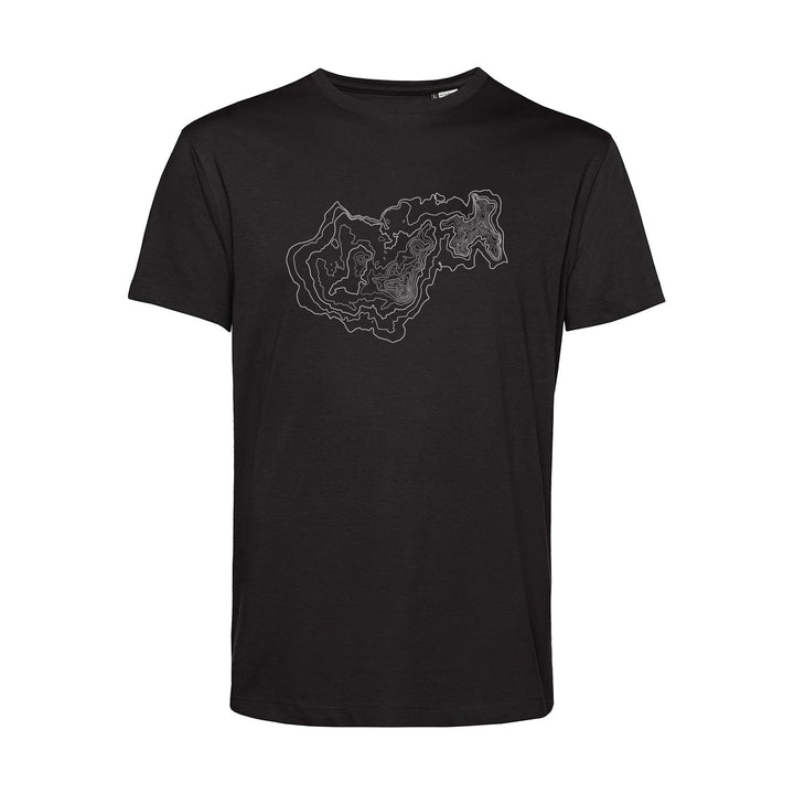 Herren T-Shirt - Bergtopografie