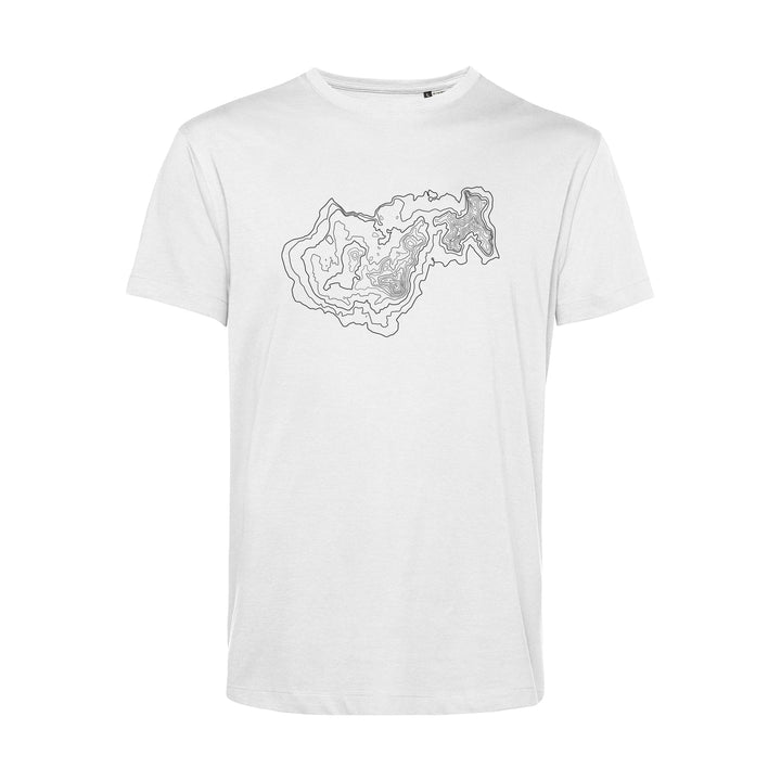 Herren T-Shirt - Bergtopografie