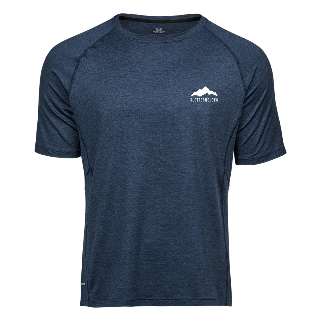 CoolDry Performance Herren Shirt - Mountain Logo KLETTERHELDEN