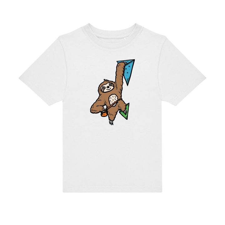 Kinder T-Shirt - Boulderndes Faultier