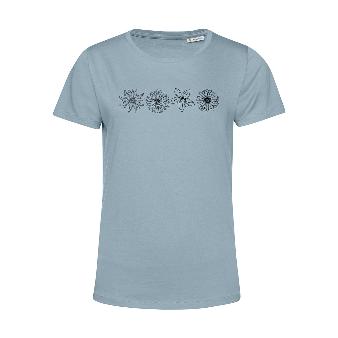 Damen T-Shirt - Bergblumen