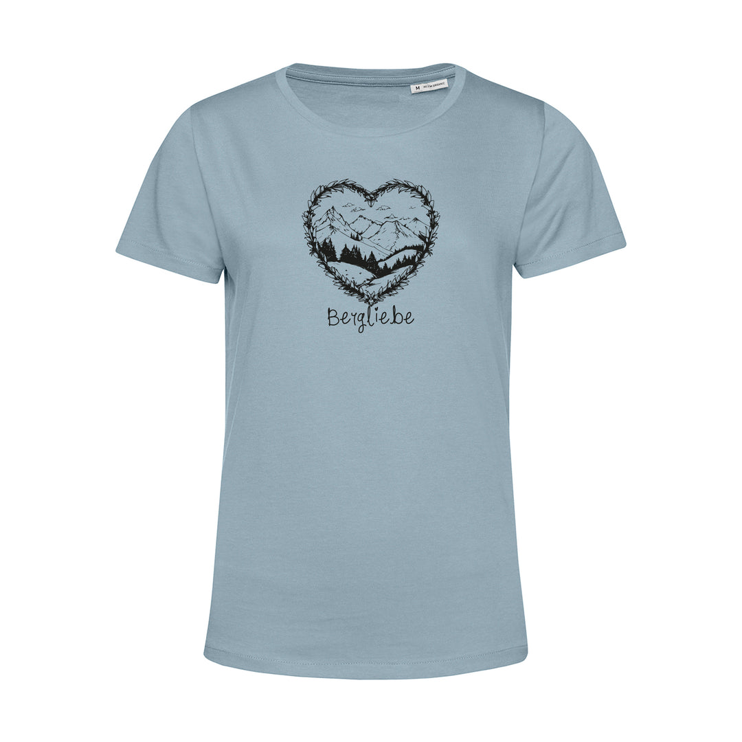 Damen T-Shirt - Bergliebe Herz