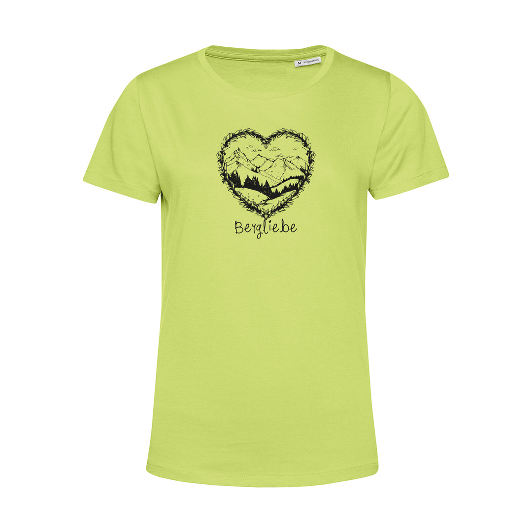 Damen T-Shirt - Bergliebe Herz