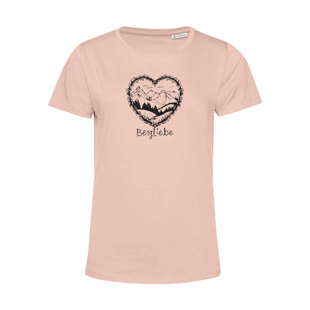 Damen T-Shirt - Bergliebe Herz