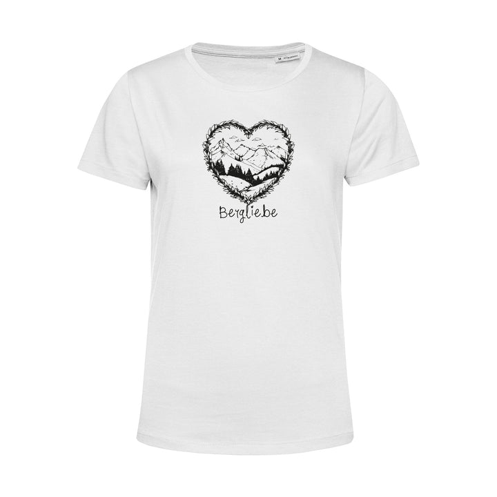 Damen T-Shirt - Bergliebe Herz