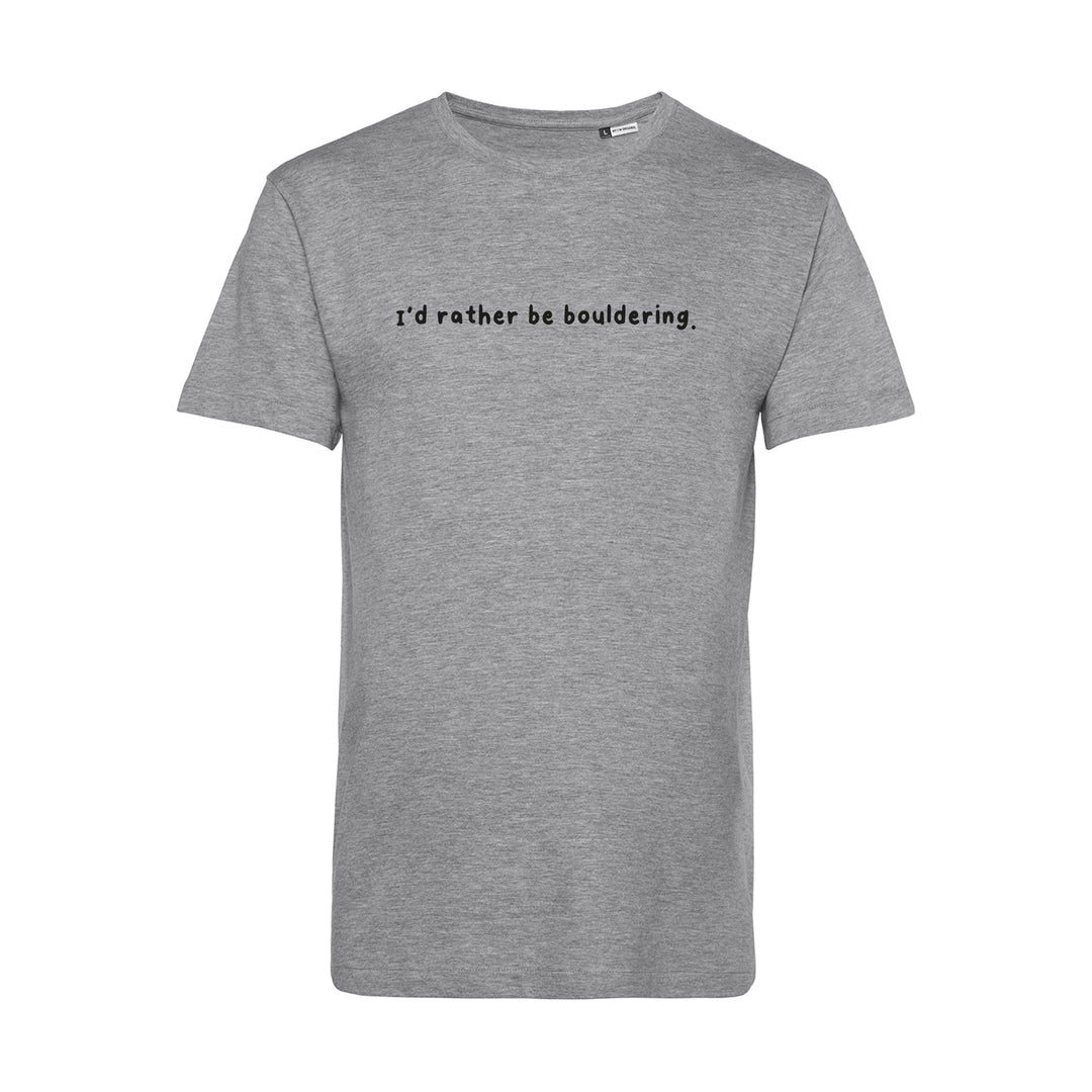 Herren T-Shirt - I'd Rather Be Bouldering