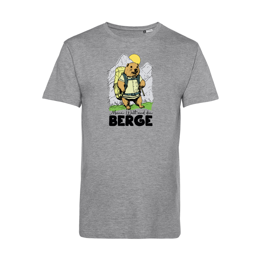 Herren T-Shirt - Meine Welt Sind Die Berge