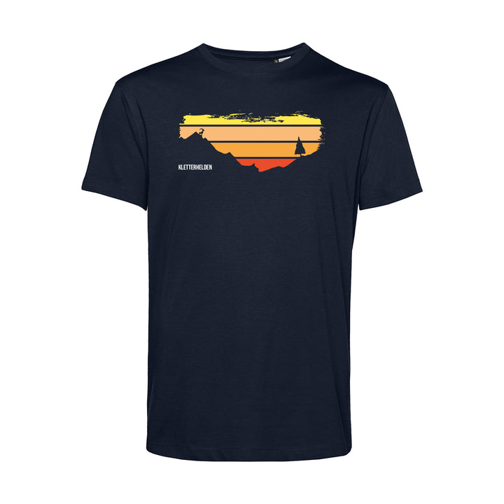 Herren T-Shirt - Berglandschaft Retro