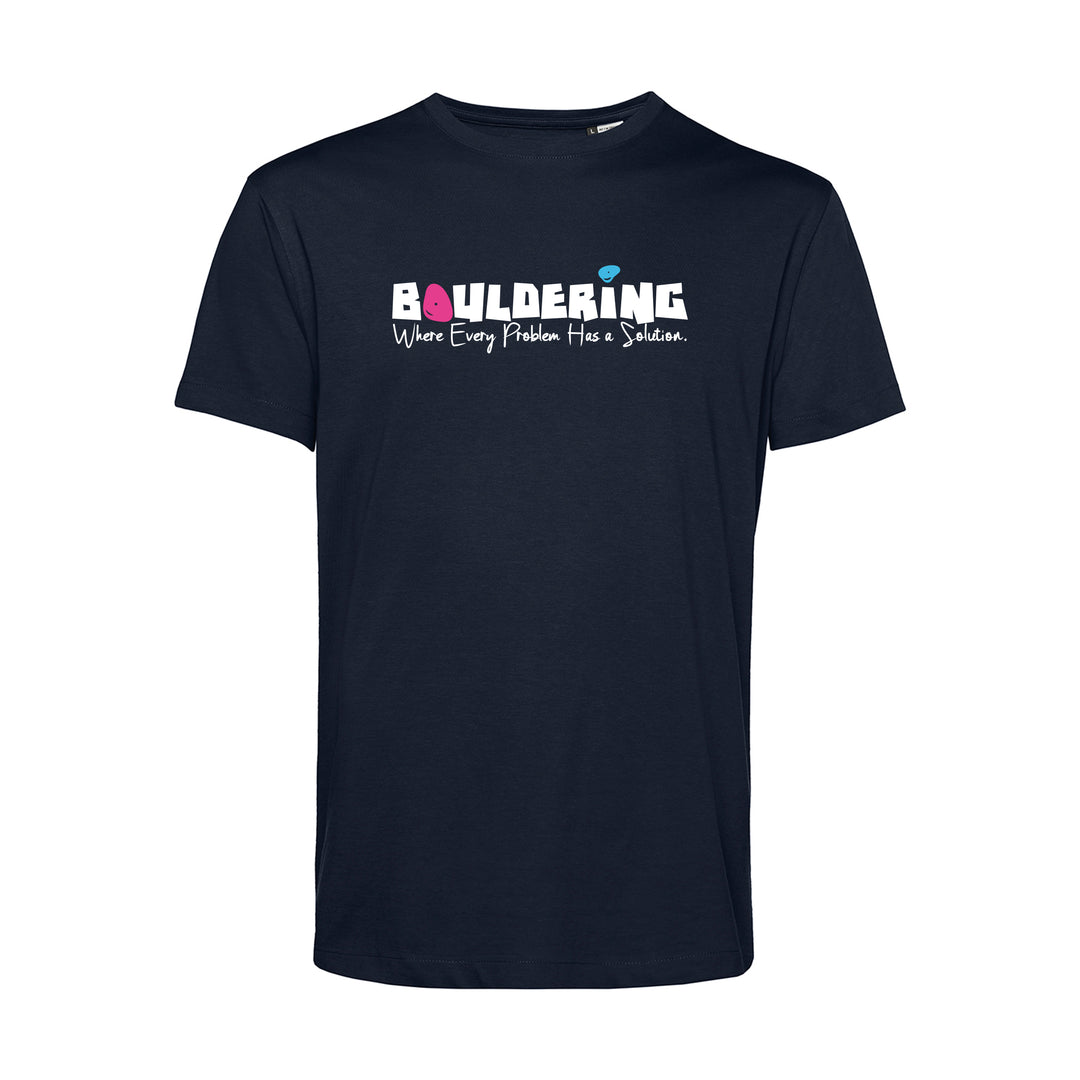Herren T-Shirt - Bouldering Where Every Problem Has A Solution